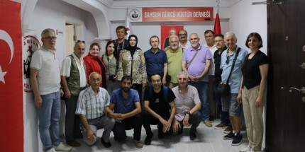 Samsun Gürcü Kültür Derneği Gazetecileri Ağırladı